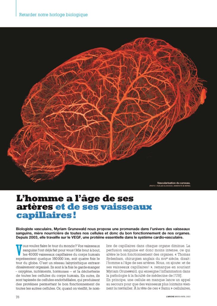 page du magazine l&#039;arche de mars - avril 2023